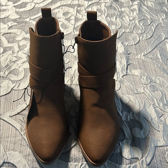 Maurices Brown Ankle Booties - Picture 2 of 4